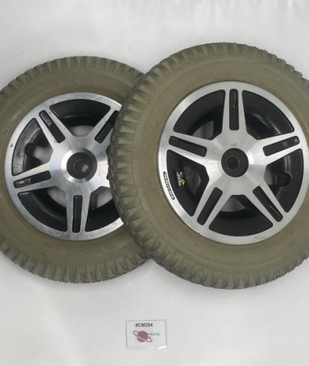 PAIR OF DRIVE WHEELS FOR JAZZY 614 POWECHAIR (3.00-8) WHLASMB1811 | #CM294