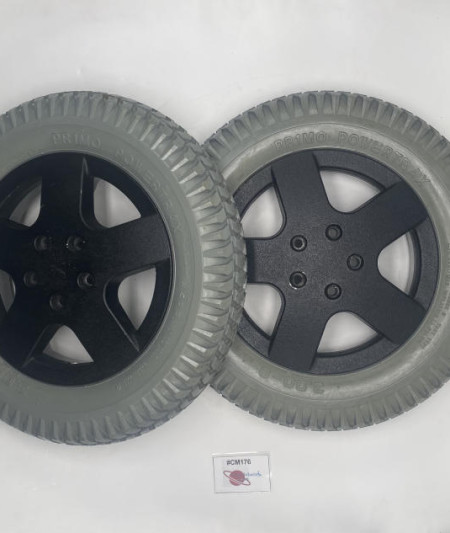 PAIR OF INVACARE DRIVE WHEEL FOR TDX AND STORM 3G 14 X 3 IN (3.00-8) | #CM176